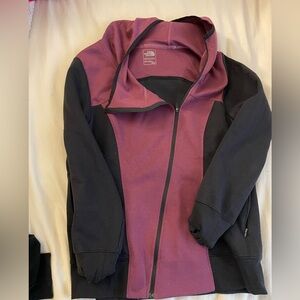 North face zip up sweater